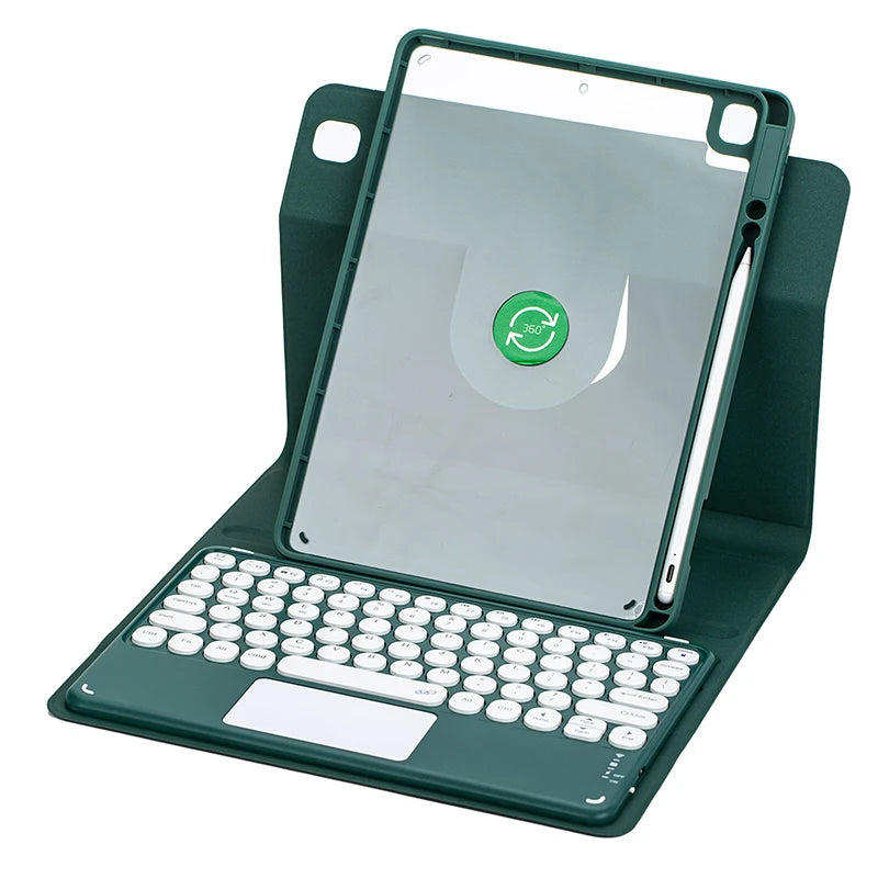 360 °   Étui pour clavier rotatif pour IPad 10e 2022 10.9 Air 5 Air 4, housse magnétique pour IPad Pro 11 Air 3 Pro 10.5 8 9e génération 10.2"