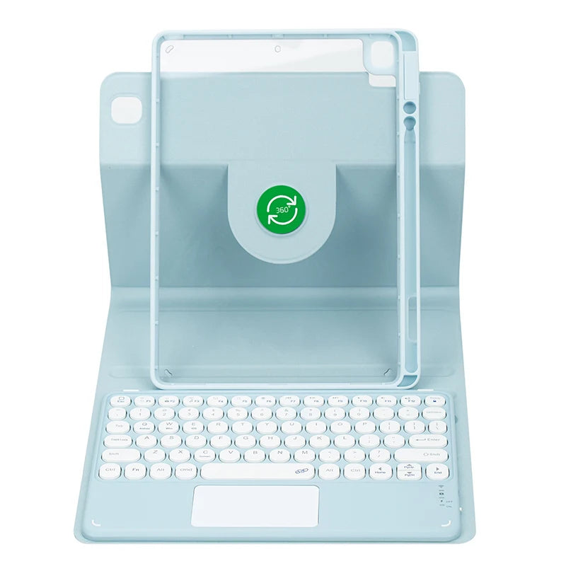 360 °   Étui pour clavier rotatif pour IPad 10e 2022 10.9 Air 5 Air 4, housse magnétique pour IPad Pro 11 Air 3 Pro 10.5 8 9e génération 10.2"