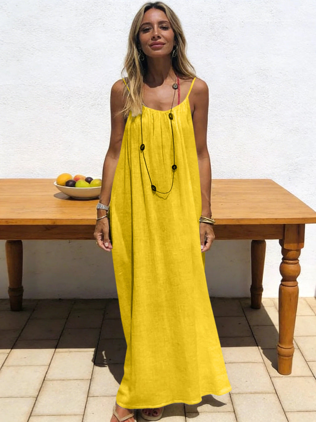 Nouvelle arrivée : Robe longue décontractée sans bretelles ni dos pour femme, confortable pour la maison et la nuit
