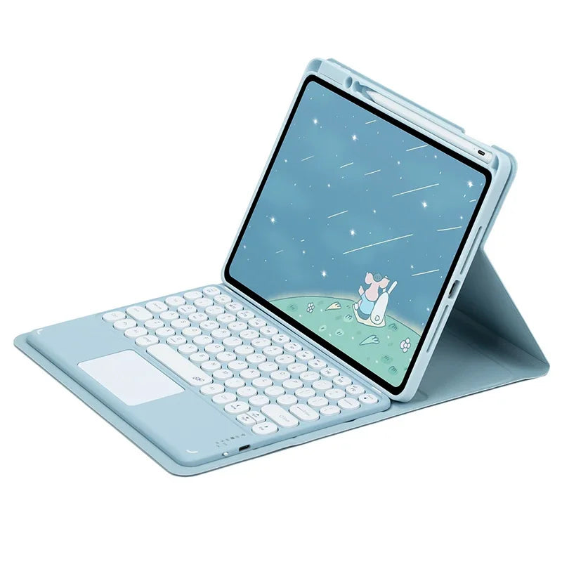 360 °   Étui pour clavier rotatif pour IPad 10e 2022 10.9 Air 5 Air 4, housse magnétique pour IPad Pro 11 Air 3 Pro 10.5 8 9e génération 10.2"